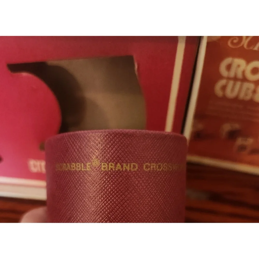 Vintage 1976 Scrabble Crossword‎ Cubes Word Game Selchow & Righter